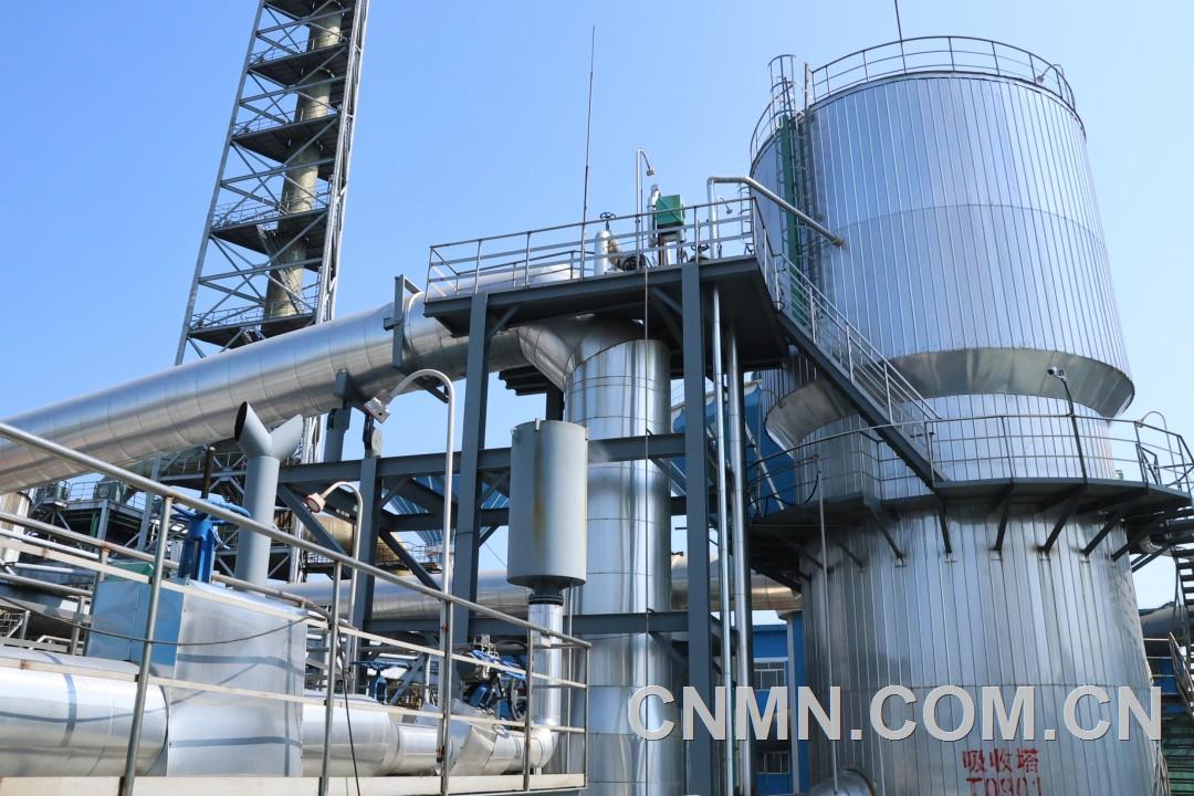 金隆铜业实施低温余热回收硫酸综合能耗降至负值
